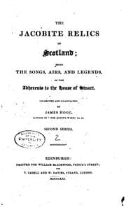 Tapa de The Jacobite Relics of Scotland: Being the Songs, Airs, and Legends, of the ..