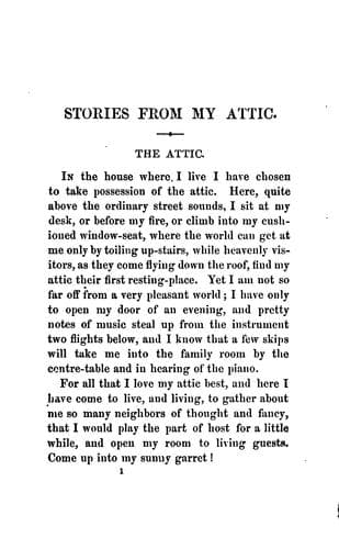 Tapa de Stories from My Attic