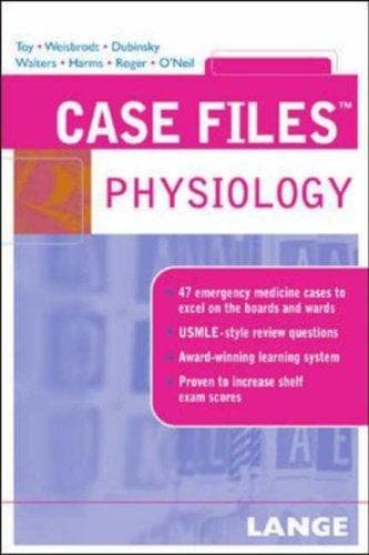 Tapa de Case Files Physiology (Lange Case Files)