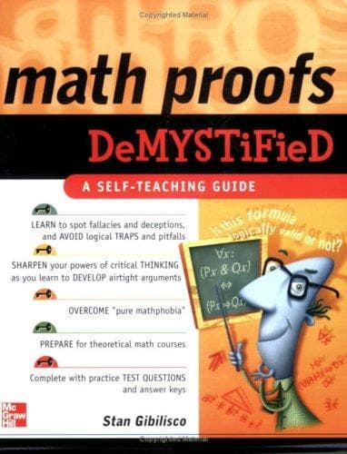 Tapa de Math Proofs Demystified