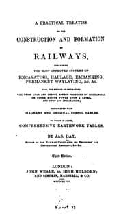Tapa de A practical treatise on the construction and formation of railways: