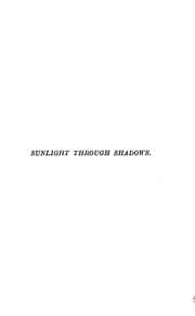 Tapa de Sunlight through shadows, by the seaside and in the green lanes, by F.M.S. and L.E.O'R.