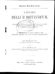 Tapa de Caesar's Bellum britannicum
