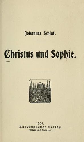 Tapa de Christus und Sophie