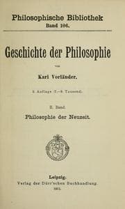 Tapa de Geschichte der Philosophie