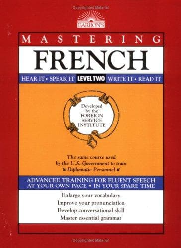 Tapa de Mastering French