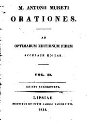 Tapa de M. Antonii Mureti Epistolae: ad optimarum editionum fidem accurate editae