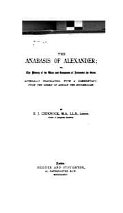 Tapa de The Anabasis of Alexander; Or, The History of the Wars and Conquests of Alexander the Great ..