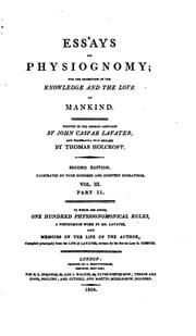 Tapa de Essays on Physiognomy: For the Promotion of the Knowledge and the Love of Mankind
