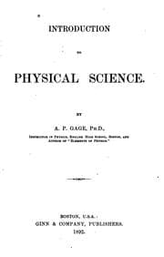 Tapa de Introduction to Physical Science