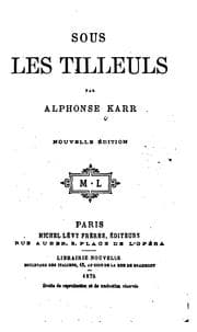 Tapa de Sous les tilleuls