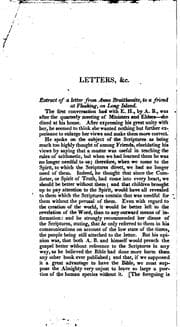 Tapa de Letters and Observations Relating to the Controversy Respecting the ...