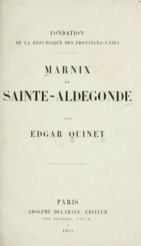 Tapa de Marnix de Sainte-Aldegonde