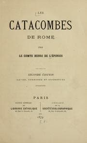 Tapa de Les catacombes de Rome