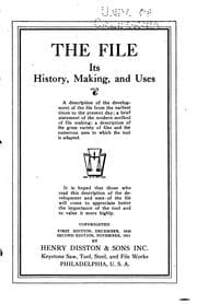 Tapa de The File in History: A Description of the Development of the File from the ...