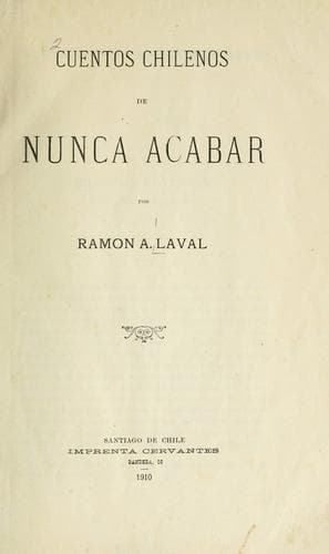 Tapa de Cuentos chilenos de nunca acabar