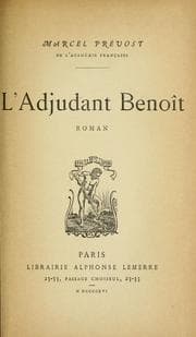 Tapa de L' adjudant Benoît