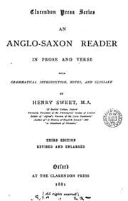 Tapa de AN ANGLO-SAXON READER