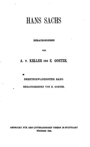 Tapa de Hans Sachs
