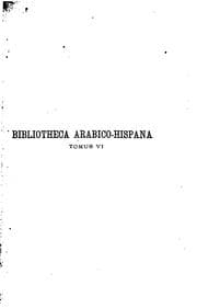 Tapa de Bibliotheca Arabico-hispana ...