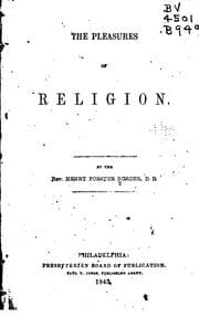 Tapa de The Pleasures of Religion..
