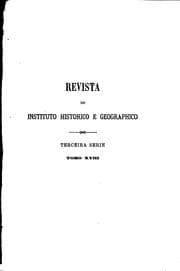 Tapa de Revista do Instituto Historico e Geographico do Brazil