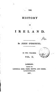 Tapa de The history of Ireland: To the Invasion of the English Under Henry II