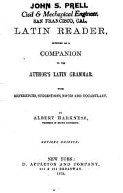 Tapa de A Latin Reader