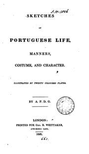 Tapa de Sketches of Portuguese life, manners, costume, and character