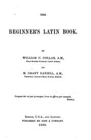 Tapa de The beginner's Latin book