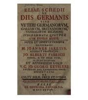Tapa de De diis germanis