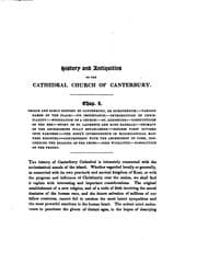 Tapa de The history and antiquities of the metropolitical church of Canterbury