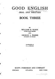 Tapa de Good English, Oral and Written, Book One-three