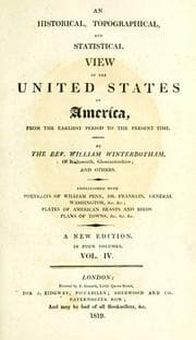 Tapa de An historical, topographical, and statistical view of the United States of America