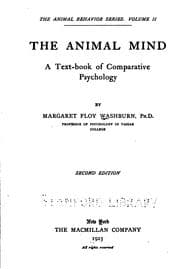 Tapa de The Animal Mind: A Text-book of Comparative Psychology