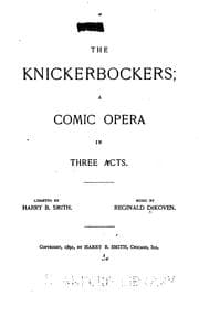 Tapa de Knickerbockers