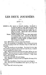 Tapa de The Water-carrier: Lyric Drama in Three Acts = Les Deux Journées