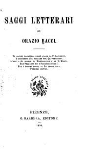 Tapa de Saggi letterari ..