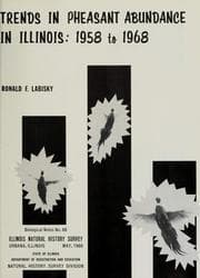 Tapa de Trends in pheasant abundance in Illinois, 1958-1968