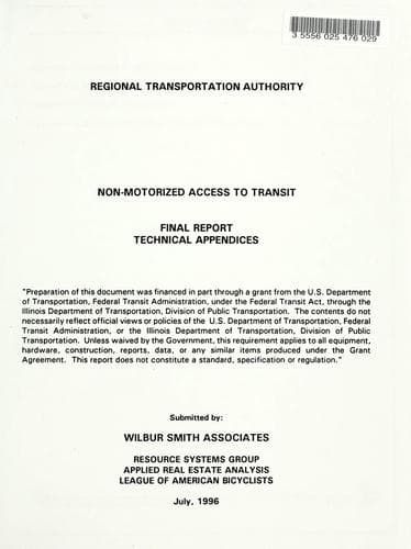Tapa de Non-motorized access to transit