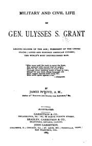 Tapa de Military and Civil Life of Gen. Ulysses S. Grat