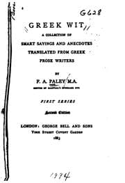 Tapa de Greek Wit: A Collection of Smart Sayings and Anecdotes