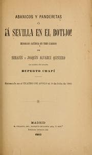Tapa de Abanicos y panderetas, o, !A Sevilla en el botijo!