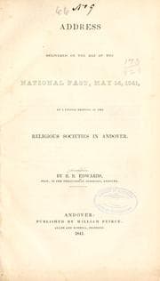 Tapa de Address delivered on the day of the national fast