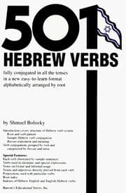 Tapa de 501 Hebrew verbs