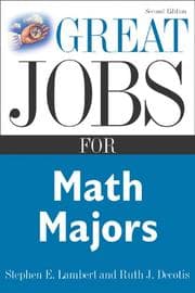 Tapa de Great jobs for math majors