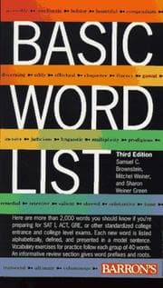 Tapa de Basic word list