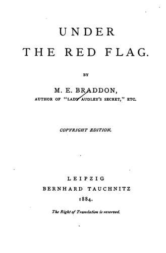 Tapa de Under the Red Flag