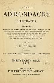 Tapa de The Adirondacks: illustrated ..