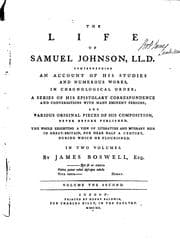 Tapa de The Life of Samuel Johnson, LL.D.: Comprehending an Account of His Studies ..
